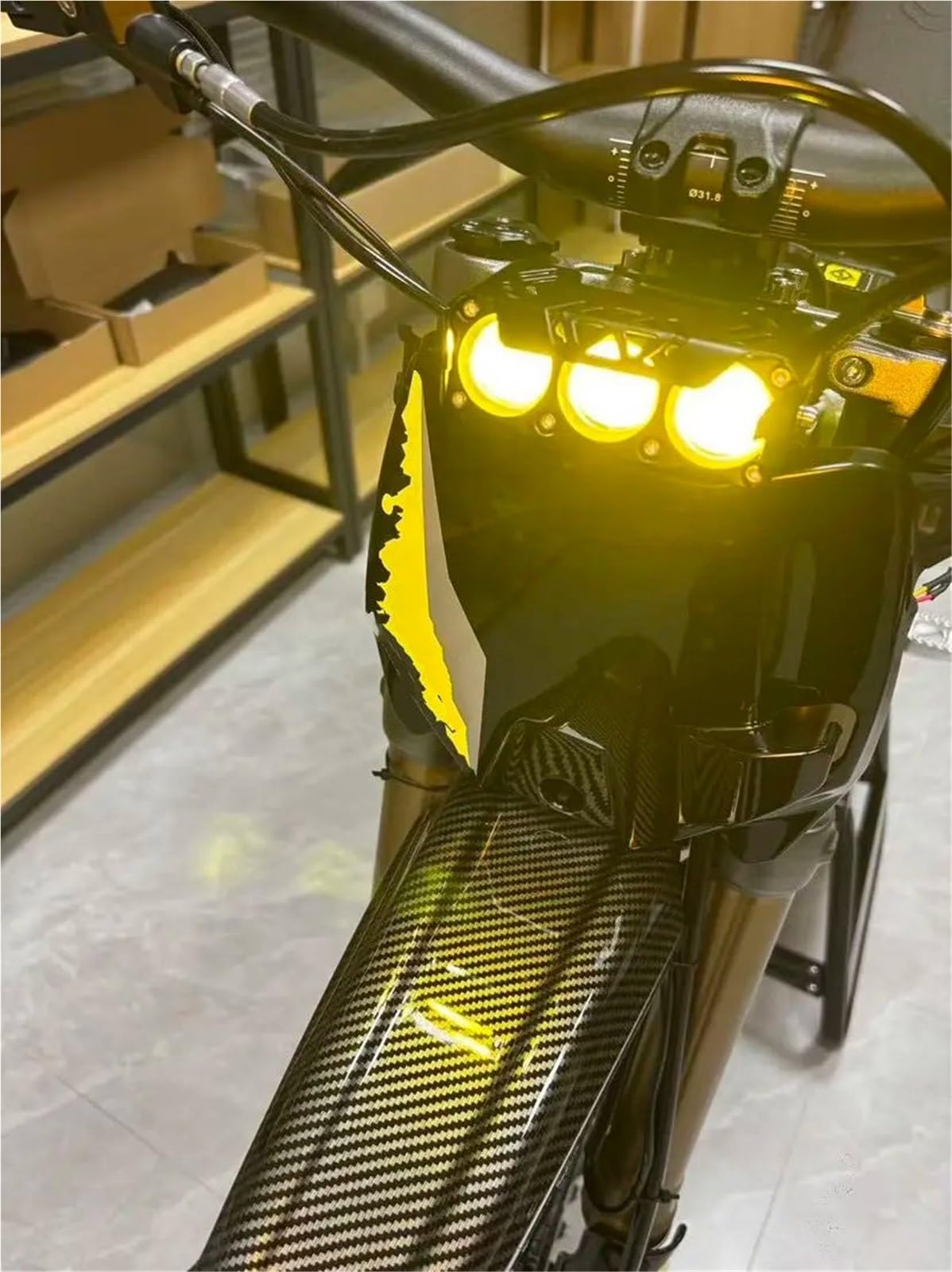 Faro Anteriore per Moto per Talaria per Sting R Dirt Bike Kit Faro A LED Anteriore Barra Luminosa A Plug And Play