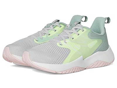 New Balance Kids Rave Run v2 (Big Kid) Kids Shoes Grey Matter/Mint Flash : 5 Big Kid M, Synthetic/Textile