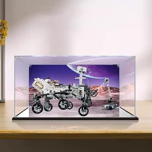 Miniatura 2 de Vitrina acrílica para Lego Technic NASA Mars Rover Perseverance 42158 - Escaparate, protege y decora tus obras maestras con almacenamiento a prueba