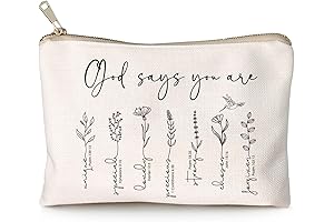 God Says You Are Cosmetic Bag: Empowering Faith for Catholic Women
