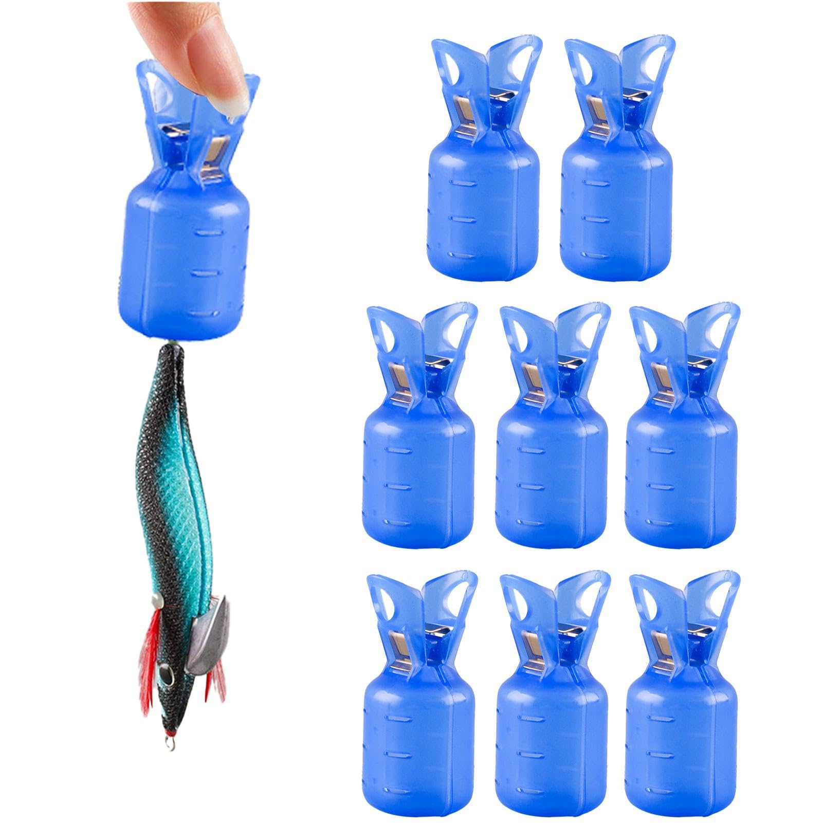 Fundas para señuelos de pesca, 10 unidades, fundas resistentes para anzuelos, cubiertas de señuelo ligeras, protector de gancho para entusiastas de la pesca
