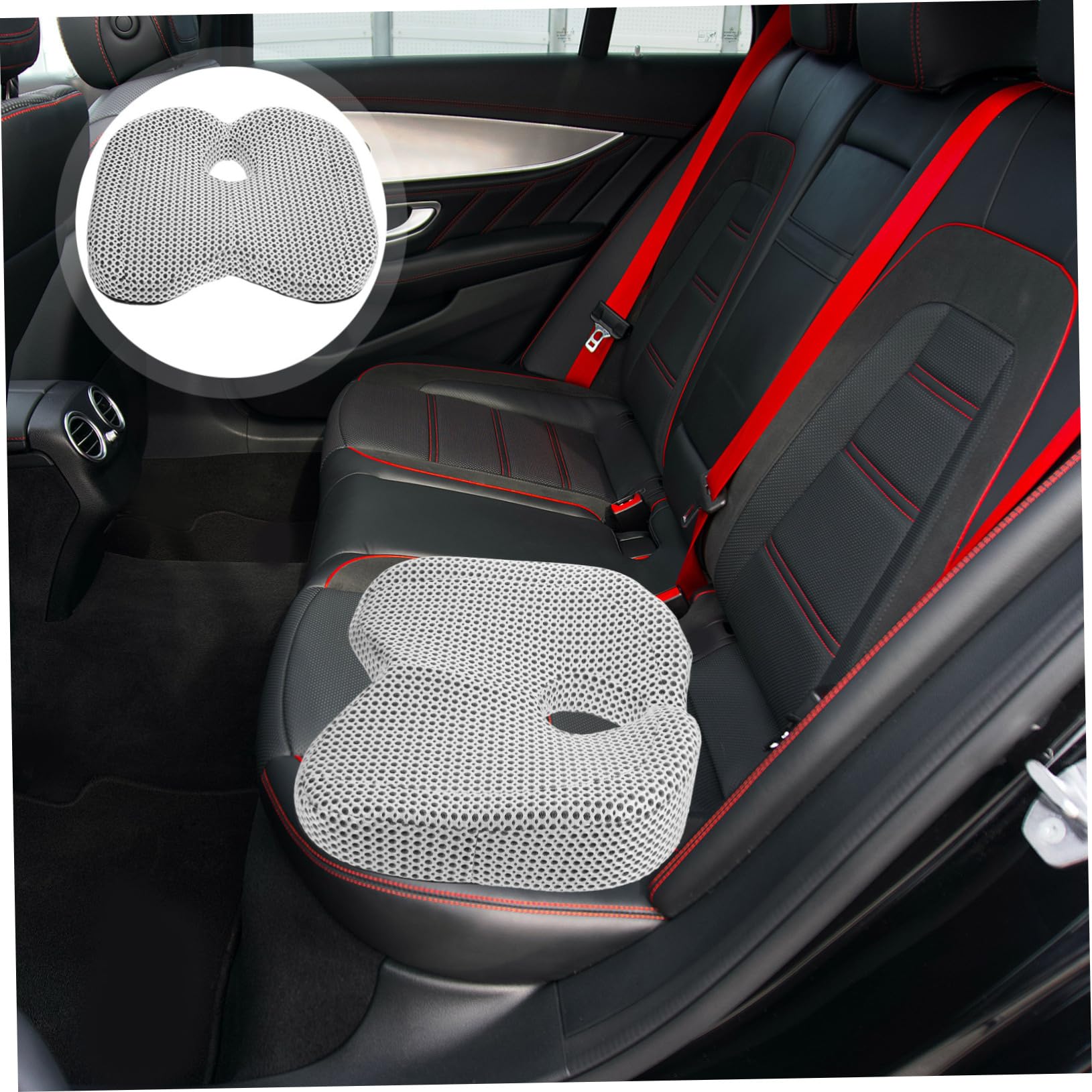 Cabilock Cojín para Asiento De Coche Almohadilla para Silla De Oficina Soporte De Espuma Viscoelástica para Silla De Escritorio