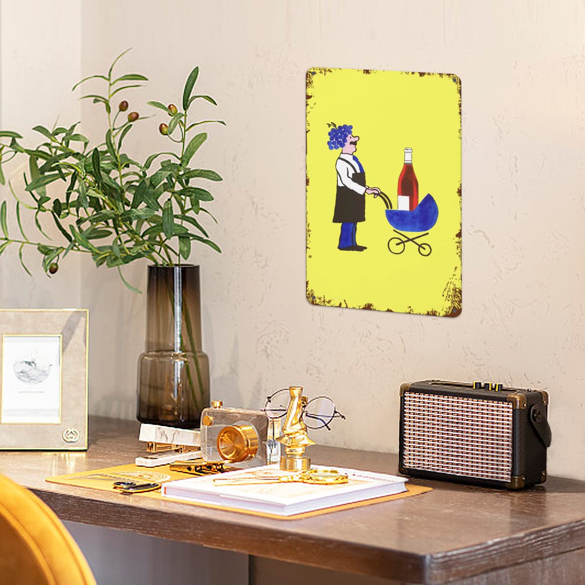 Amazon.co.jp: ブリキ看板 レイモン・サヴィニャック 金属ポスター