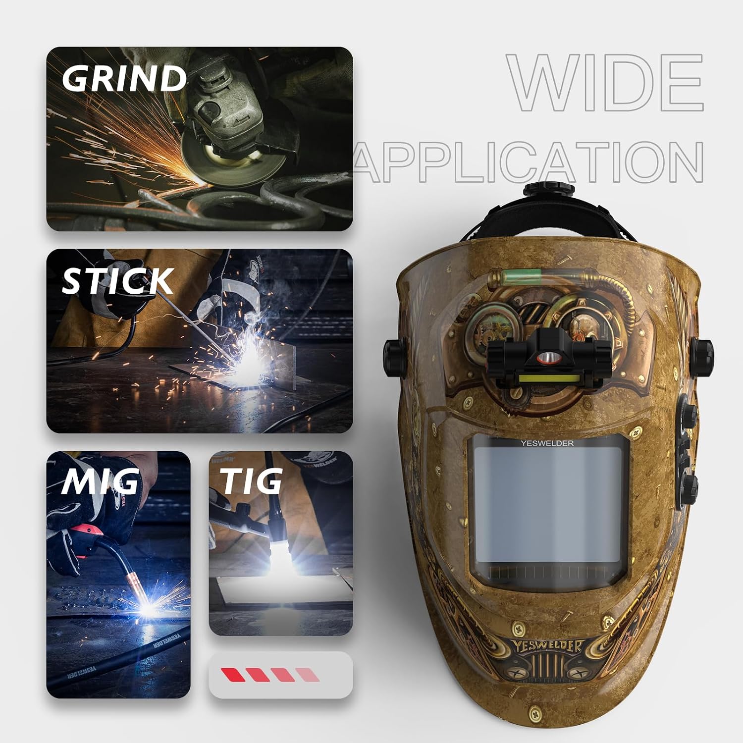 YESWELDER LYG-17800F Wide Application