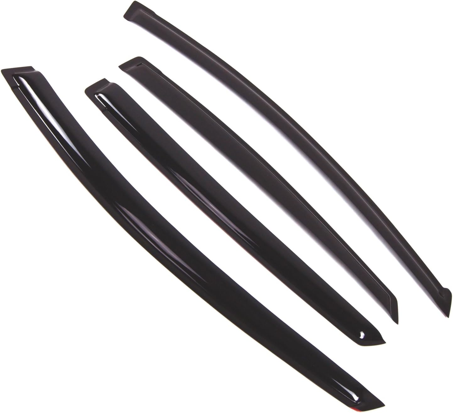 Car Window Rain Guard Outside Mount Visors Auto Side Window Deflectors Windows