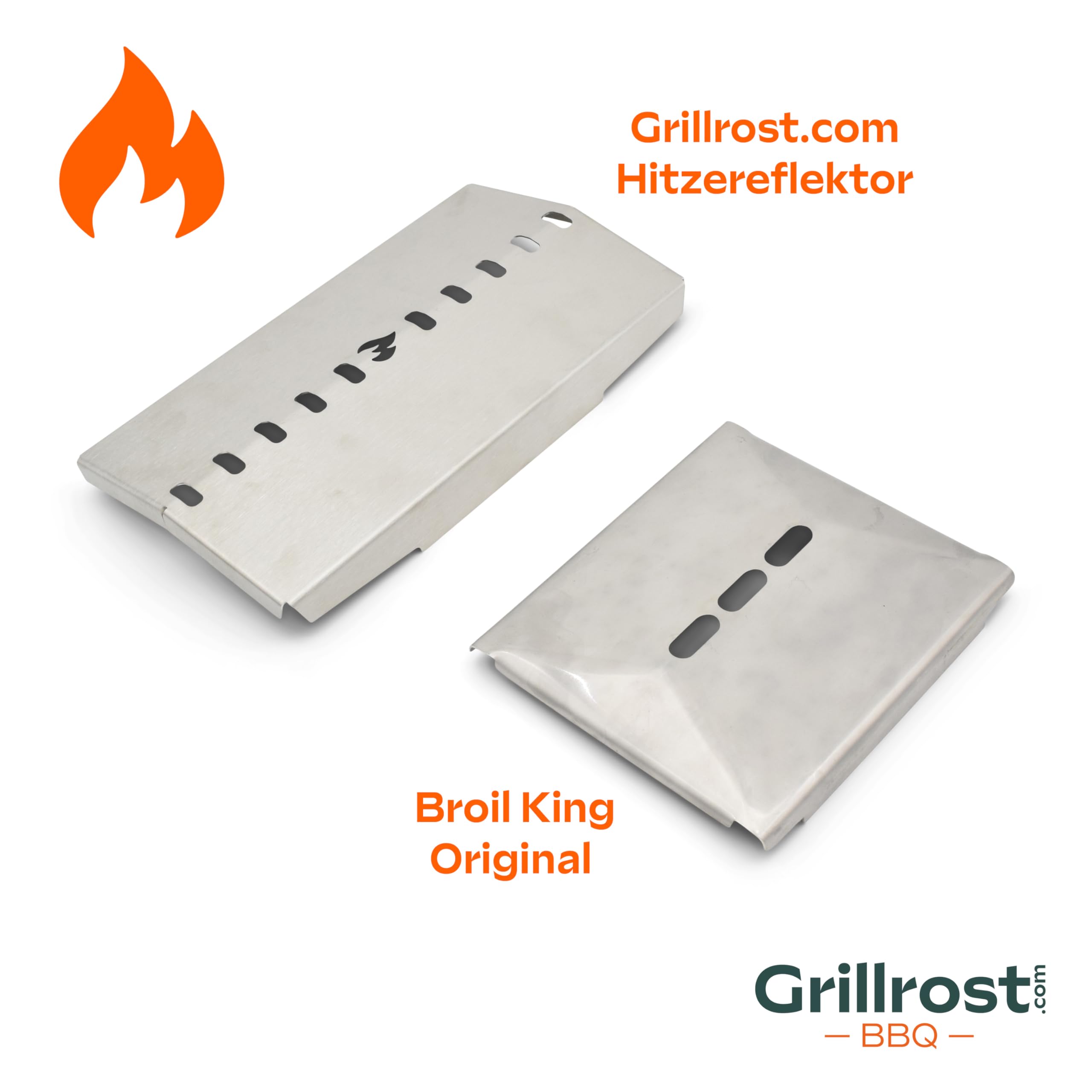 Grillrost.com Das Original Riflettore di Calore Broil King Baron, Imperial, Regal - Migliore distribuzione del Calore e Assenza di incendi di Grasso