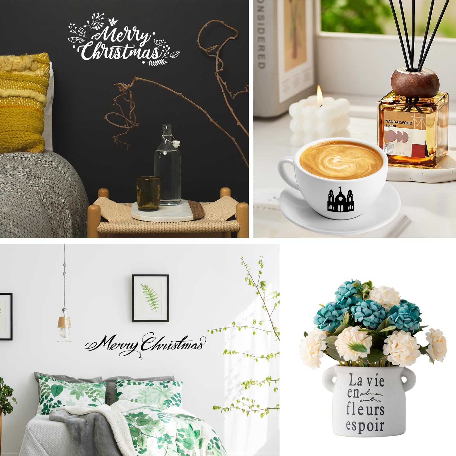 Rouleau de vinyle intelligent permanent pour Cricut Joy - 14 x 200 cm - Film de traceur - Transfert thermique - Pour bricolage, t-shirts, tasses, voitures, bannières, décoration (noir + blanc)