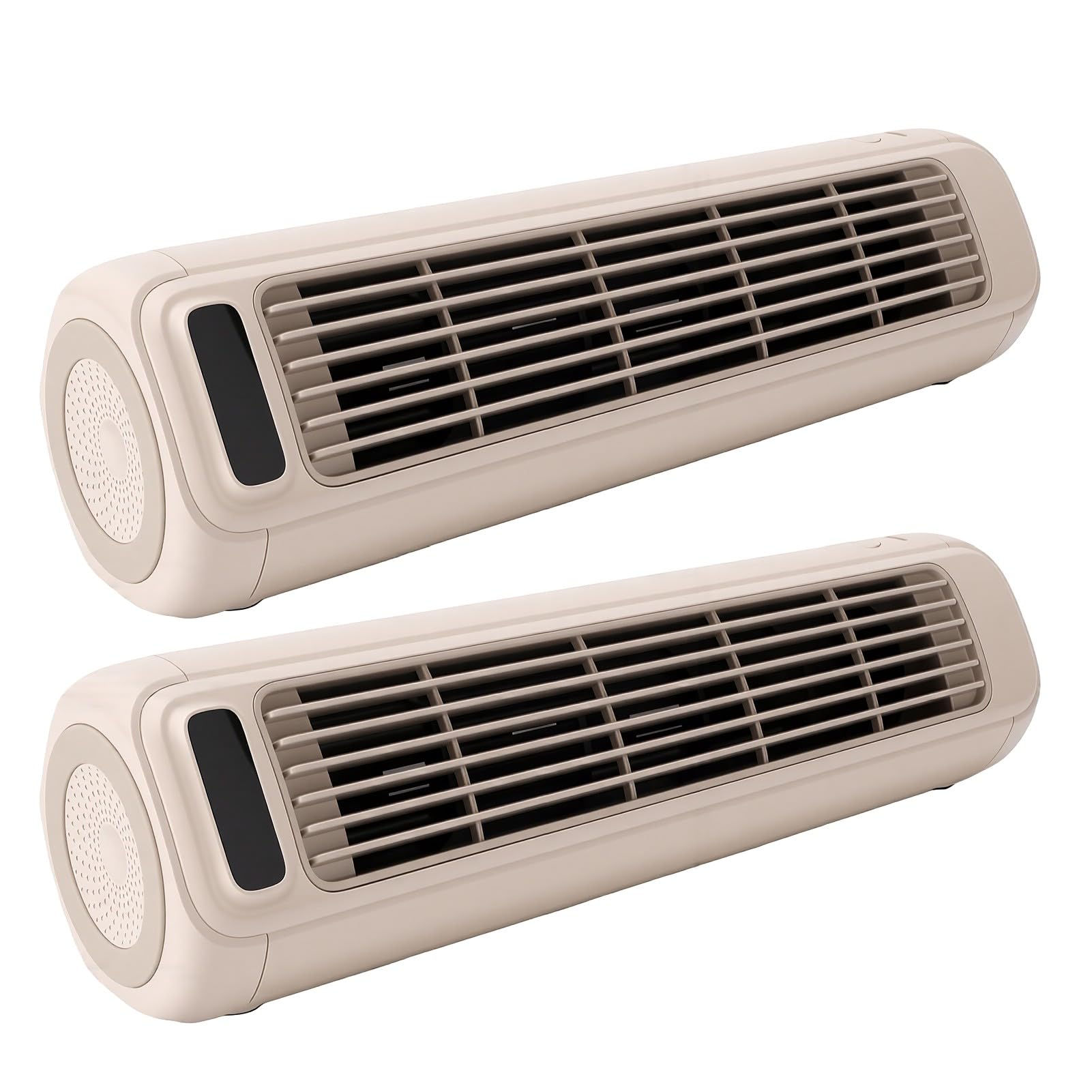 Fafeicy Condizionatore Portatile, Batteria Ricaricabile da 2000 MAh | Ventilatore a torre di raffreddamento senza lama a 3 velocità con LED touch, per camera da letto, ufficio domestico