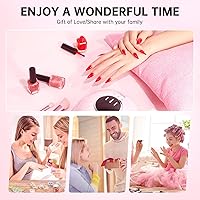 Vista 7 de CHRISTINE SHELLY Lámpara de uñas LED UV de 54 W, secadora de uñas, luz de esmalte de gel, 3 ajustes de temporizador, lámpara profesional de secado
