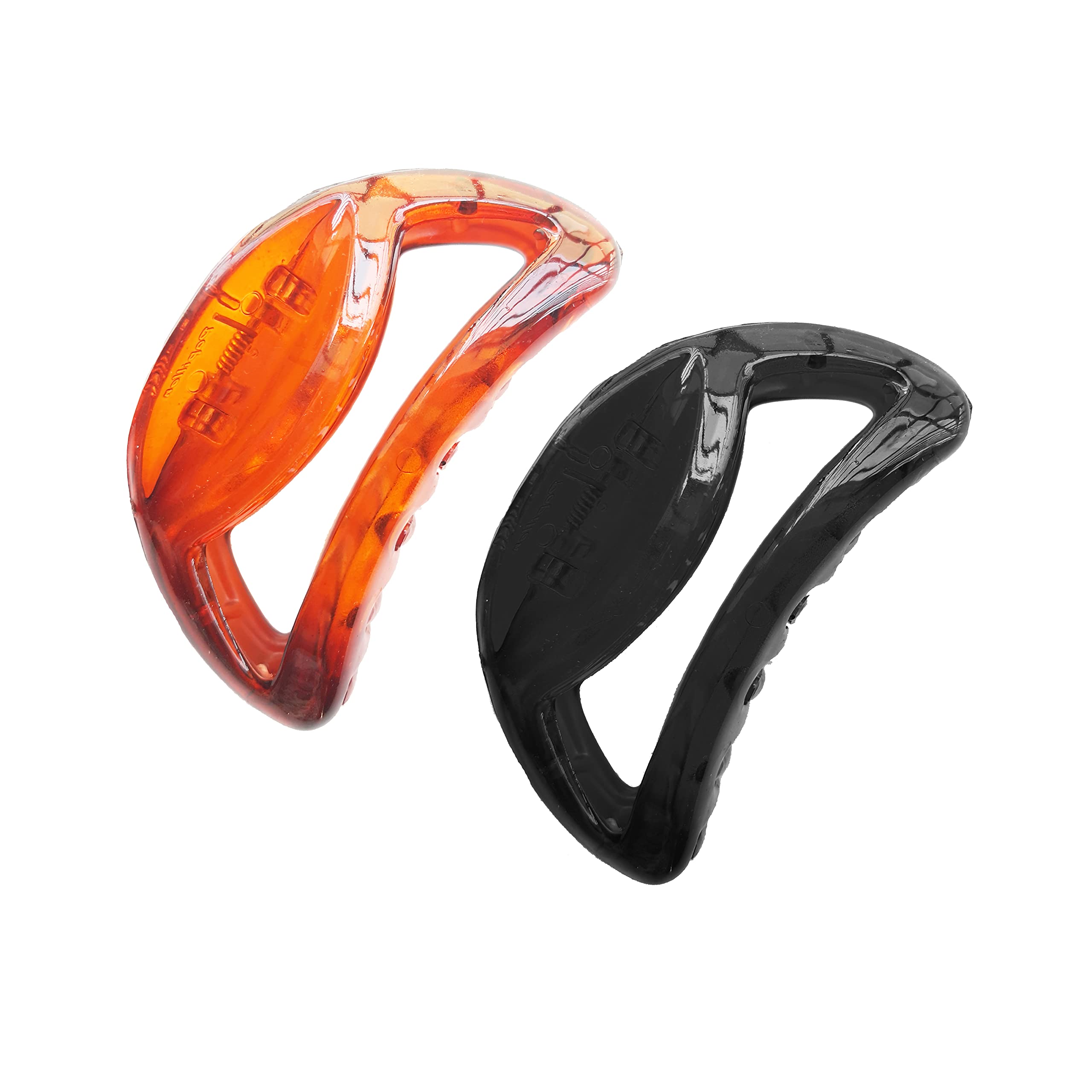 Airclip Big-Size Shell Color Imported Acrylic Material Stone Butterfly Hair Clips For Women (Pack of Shell Pc, Shell Colour) | Hair Clutchers