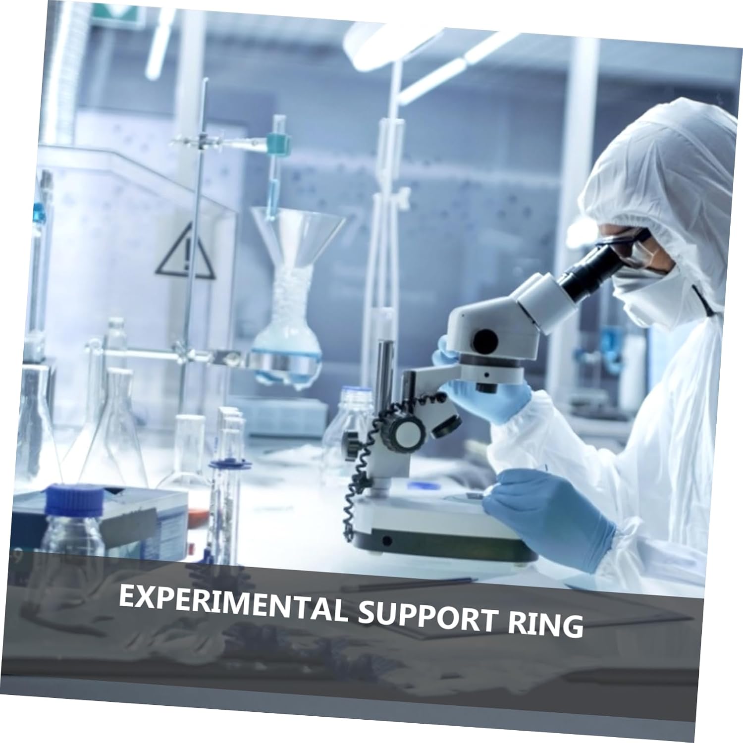 4pcs Support Retort Ring Stand Ring Precision Made for Laboratories Stable Reliable Practical for Experimentation Resistant