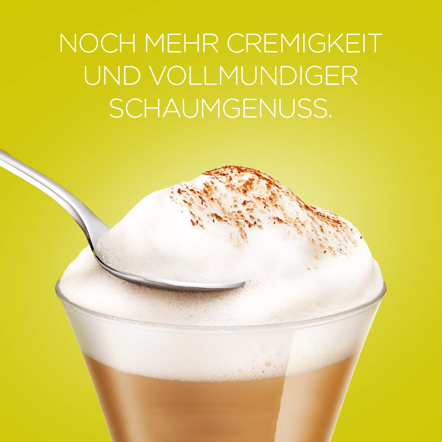 NESCAFÉ Dolce Gusto Cappuccino, 48 Kaffeekapseln, Arabica und Robusta Bohnen, Vollmundiger Kaffee und lockerer Milchschaum, Aromaversiegelte Kapseln, 9er Pack (3x16 Kapseln)