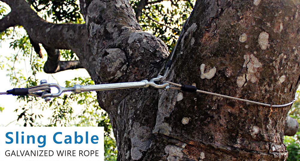 Câble de tyrolienne - 2,5 m - 3,5 cm - 3,5 cm