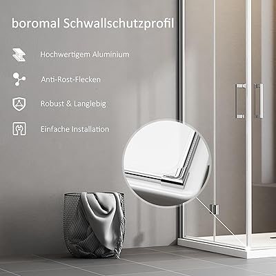 Boromal Schwallschutzprofil 95 cm Aluminium