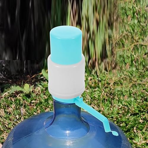Miniatura 2 de jojofuny Bomba de absorción de agua a presión manual para botella de 1 galón, material Pp, fácil de llevar, beber saludable