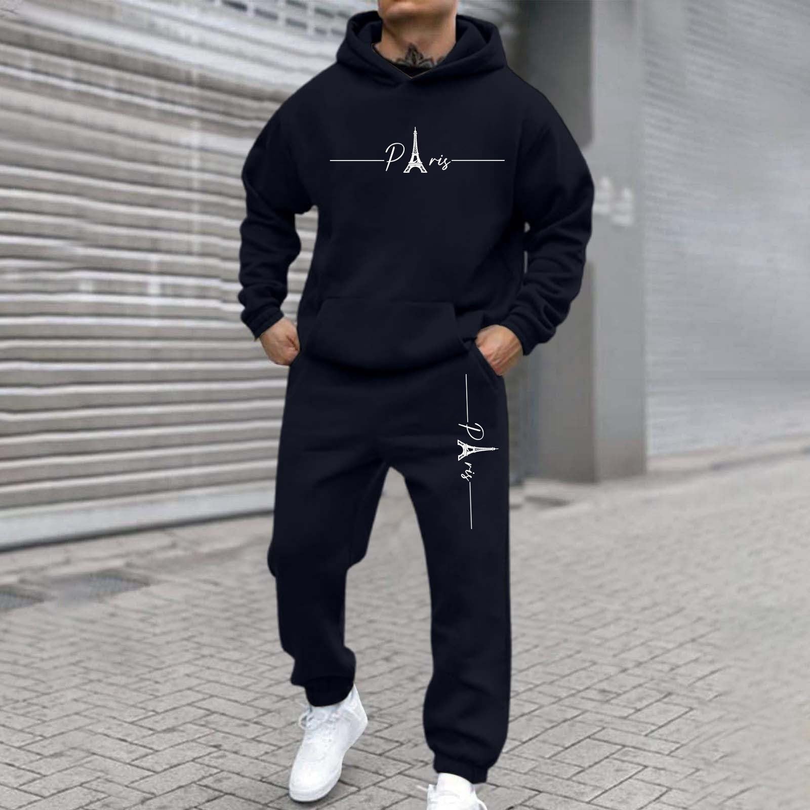 Générique Dwuczęściowy zestaw do joggingu Męska kurtka zapinana na zamek Spodnie polarowa dres jesienny miękki casualowy stójka kieszenie oddychające ciepłe wygodne fitness A54