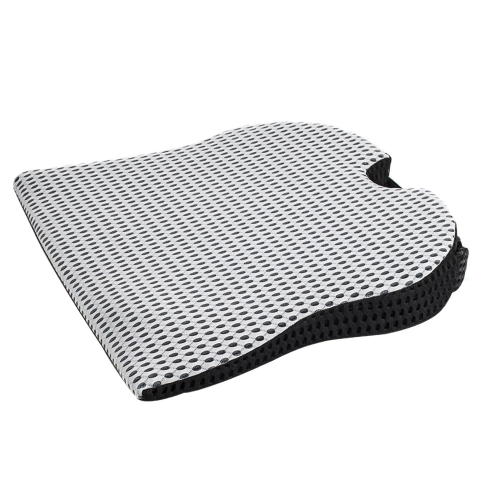 Cojín de cuña para Asiento de Coche para Personas de Baja Estatura, Asiento Elevador de Coche para Conductores de Baja Estatura, Espuma viscoelástica para Silla de Oficina, Almohada de Suelo