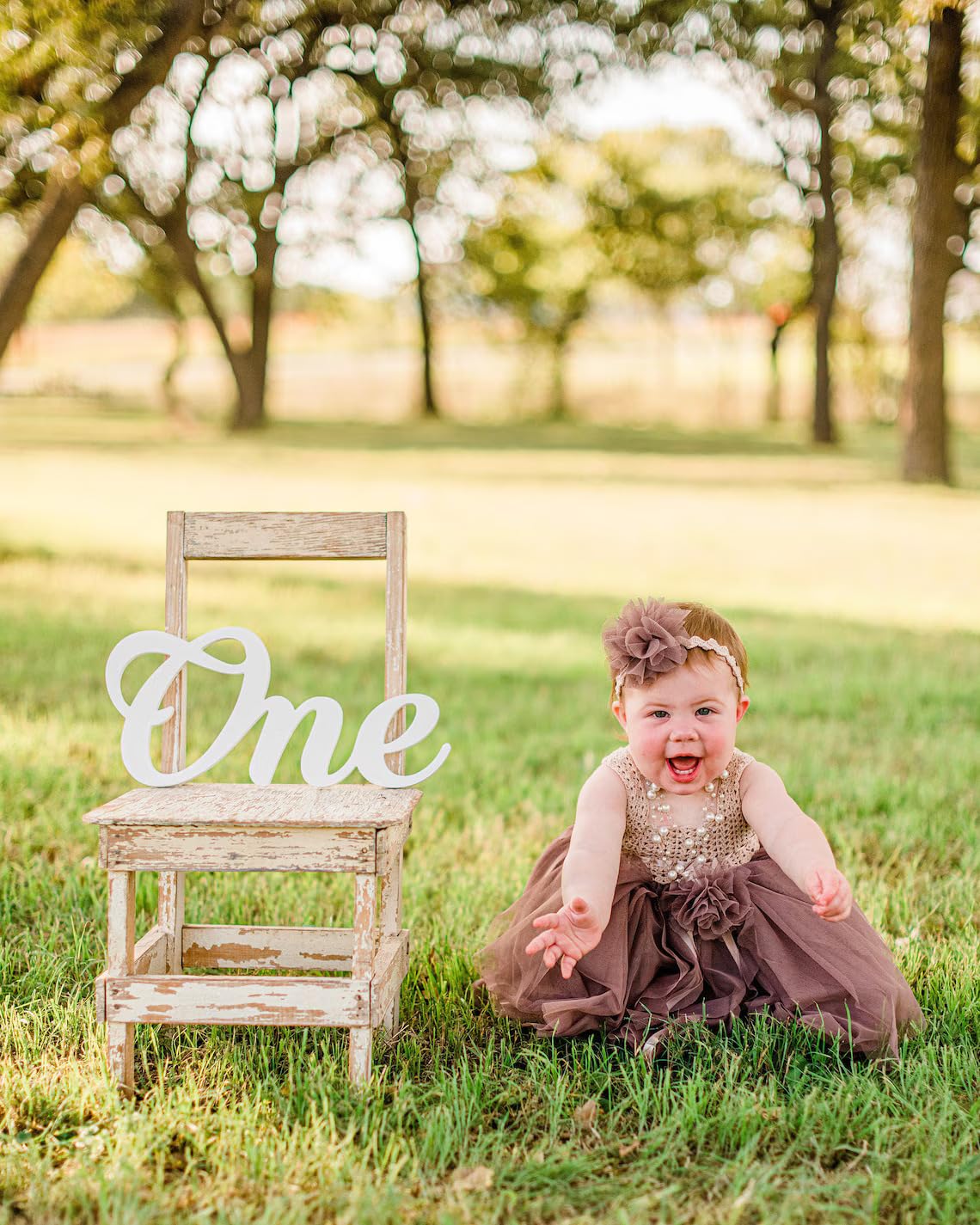American Elm One Sign WPC Baby Milestone First Birthday Decor Number One Cake Smash Photo Prop Nursery Wall Décor 2