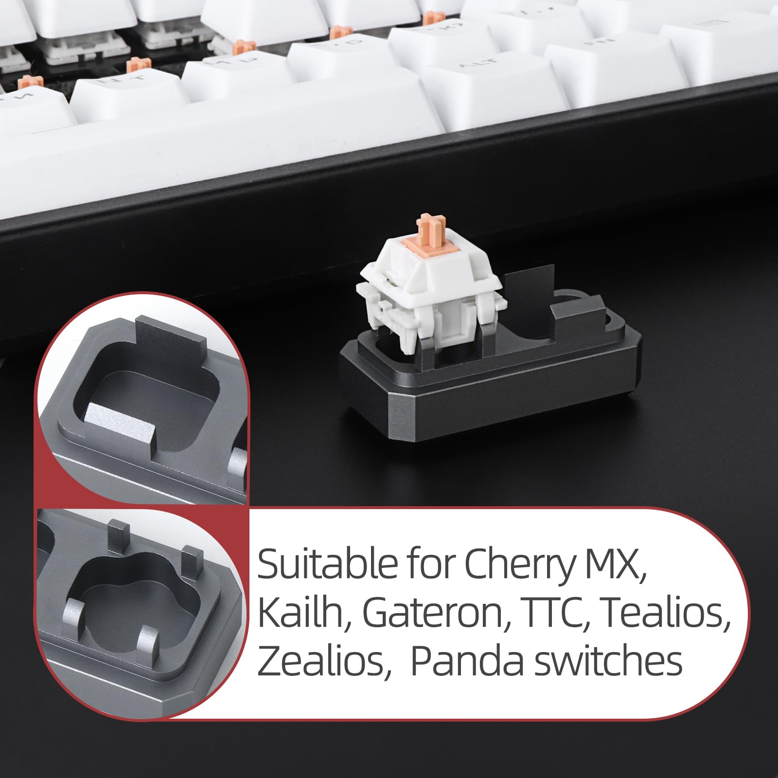 RUNJRX 36 Tastaturschalter-Schmierstation, GPL 205G0-15g, Schalteröffner, Schalterschmierbürste, Schalterschmierwerkzeug
