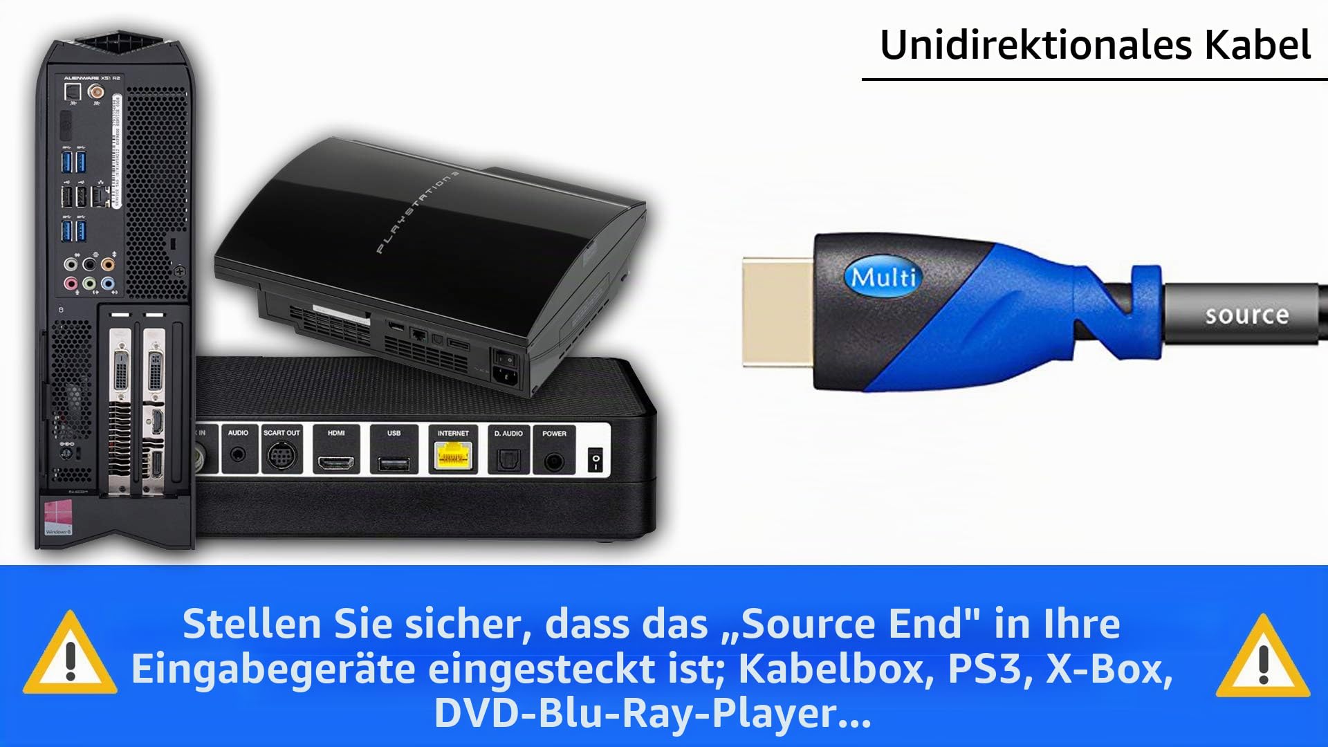 MutecPower 20m High Speed HDMI Kabel 2.0 mit Ethernet - Mit Signal Verstärker - unterstützt Full HD 3D & ARC - 24AWG - 20 Meter Schwarz