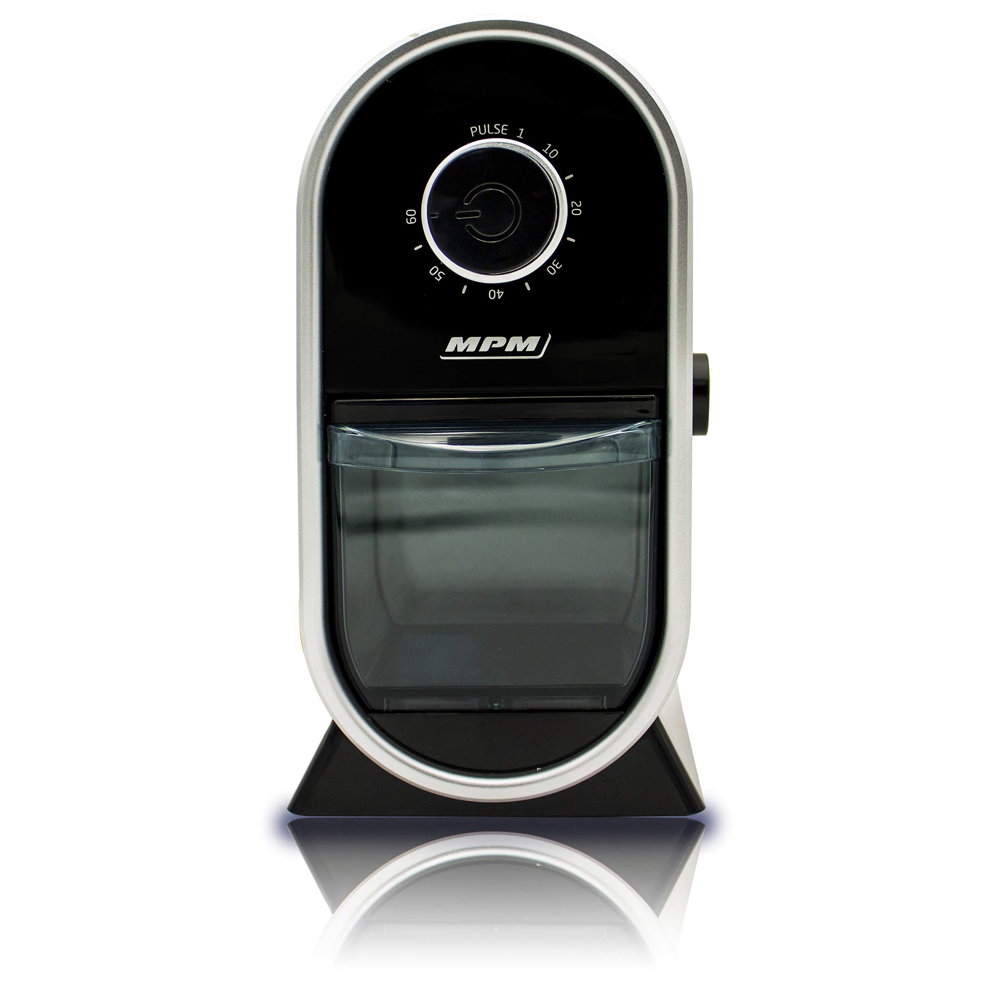 MPM MMK-05 Młynek do Kawy Żarnowy, Żarna ze Stali Szlachetnej, 100W, 17-stopniowa Regulacja, Timer 60s
