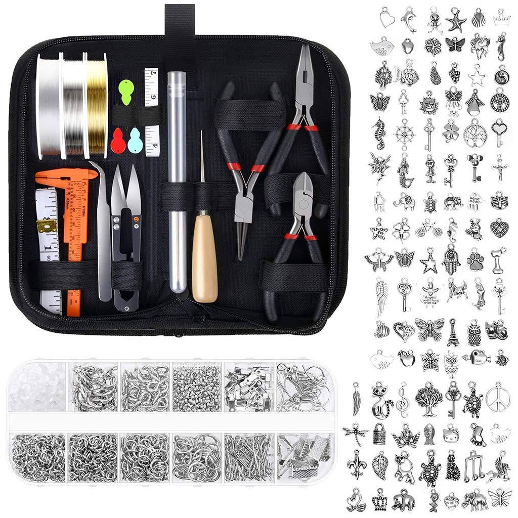 Set di accessori per la creazione di gioielli con fili per gioielli