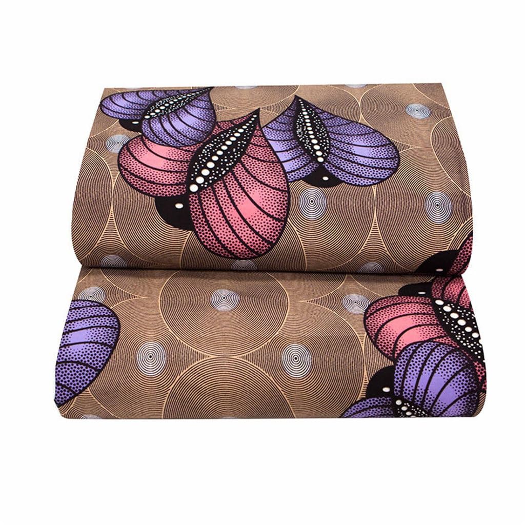 Tessuto stampato batik di cotone africano Tessuto di cotone stile etnico africano fronte-retro