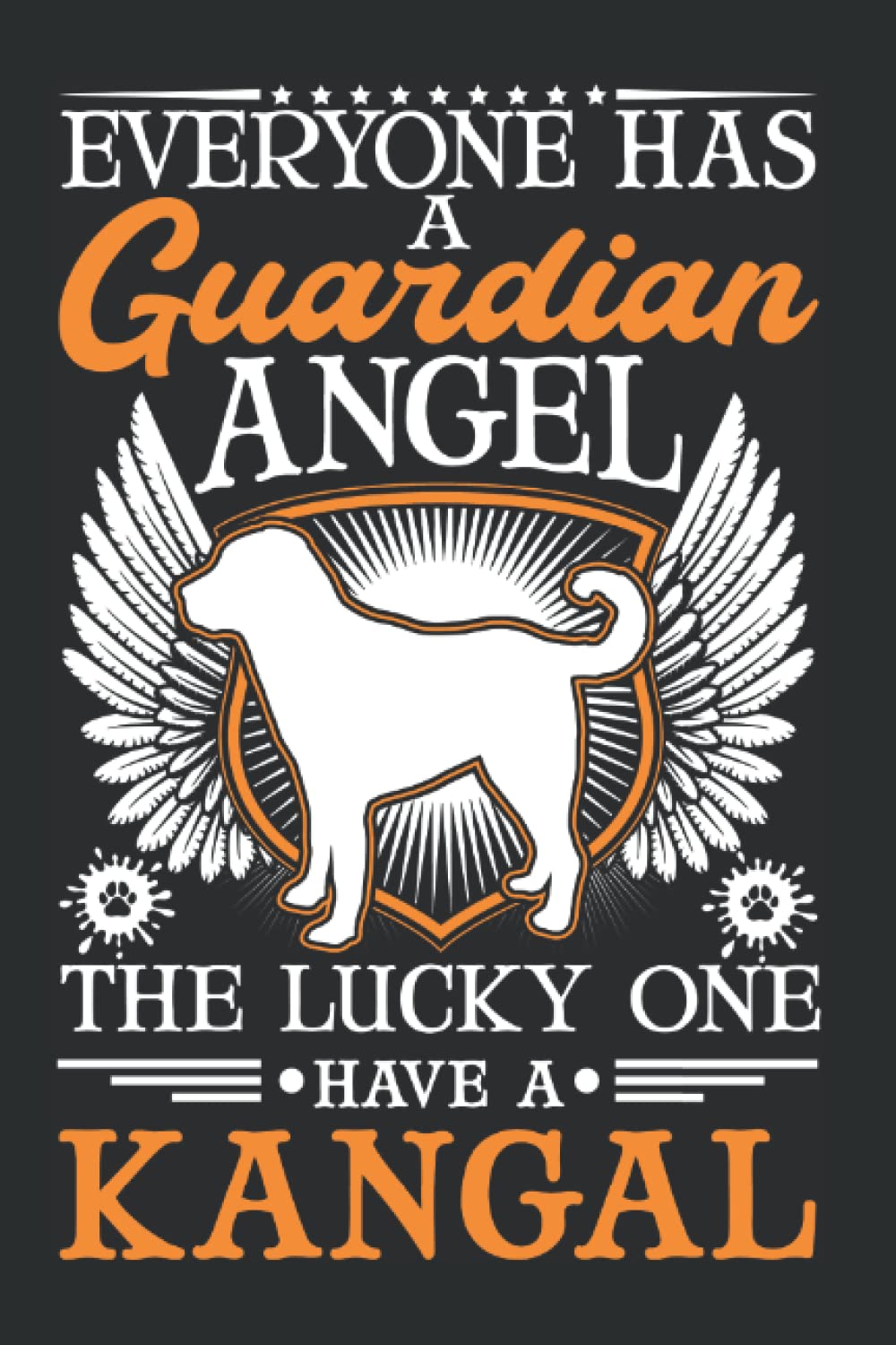Kangal Notebook: Kangal Guardian Angel Anatolian Shepherd Dog / 6x9 Inches / 120 graph sites Sites