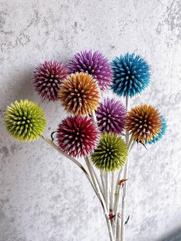 瑠璃玉アザミ　エキノプス　ドライフラワー　花材 ドライ花材 ルリタマアザミ | お花の通販AND PLANTS (アンド