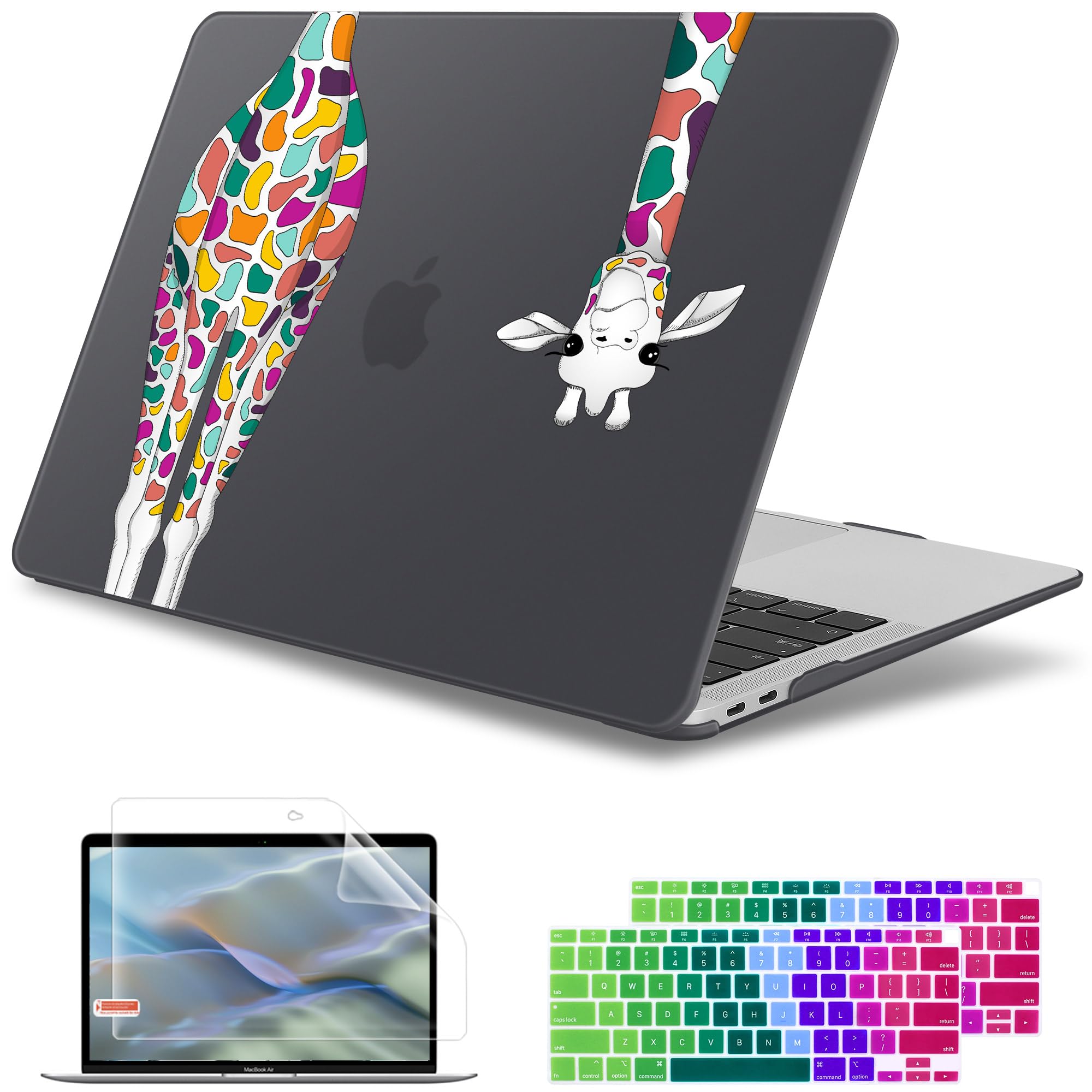 May Chen For MacBook Air 13 inch Case 2020 2019 2018 Release A2337 M1 A1932 A2179 ,Soft Touch Hard Shell Cover for 13 inch MacBook Air Case with