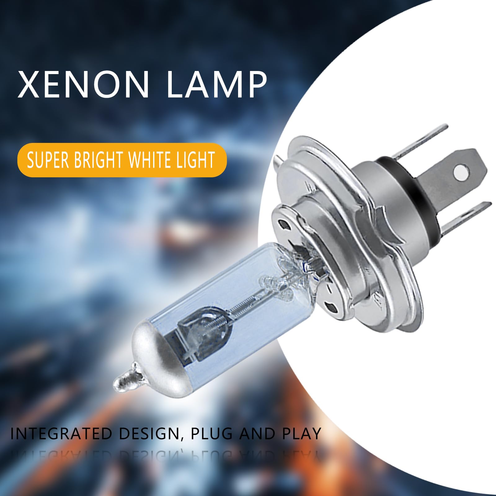 Amazon.com: Jitrendo 2 Pcs H4 12v 100/90w Halogen Bulbs Super