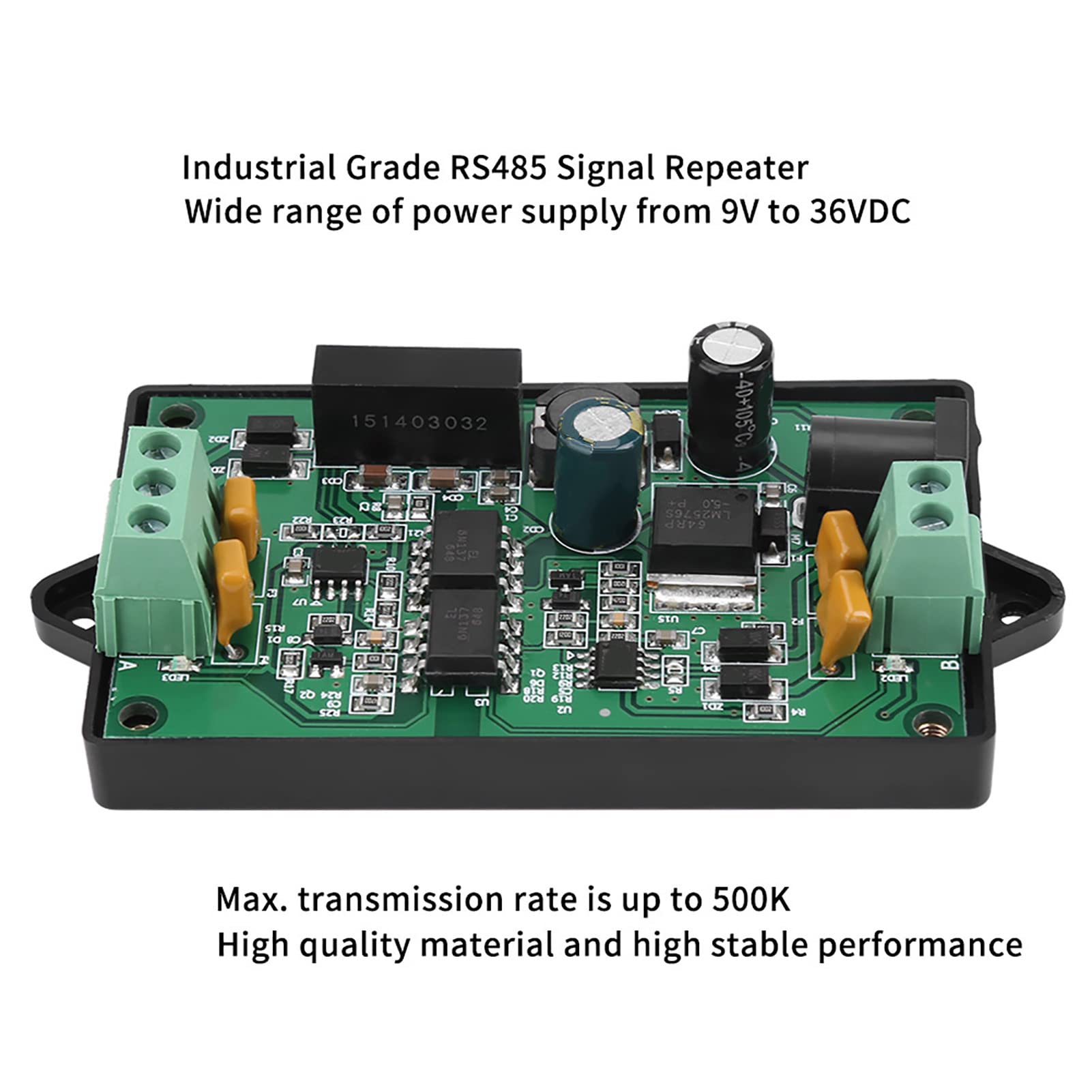 Prolongateur de répéteur RS485 d'isolation photoélectrique de qualité Industrielle pour répéteur de Signal de routage Modbus convertisseur d'amplificateur de Module de Puissance