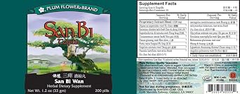 San Bi Tang Teapills San Bi Wan, 200 ct, Plum Flower