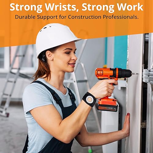 Miniatura 6 de BULLSEYE - Muñequera con anillo de silicona – Estabilizador para esguince de muñeca del lado cubital – desgarros TFCC, inestabilidad DRUJ, dolor