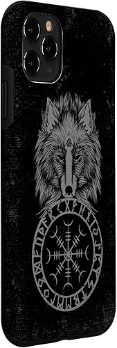Miniatura 3 de Carcasa para iPhone 11 Pro Viking Aegishjalmur Runas Fenrir Odin Yelmo De Awe