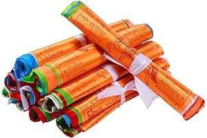 Tibetan Buddhist Prayer Flags: 120 Prayer Flags for Meditation, Decoration, and Creating a Peaceful Atmosphere