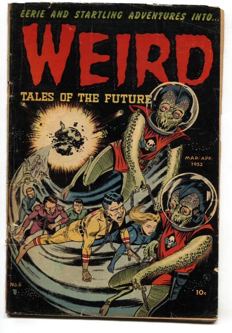 WEIRD TALES OF THE FUTURE 61953ARAGONPRECODE HORROR