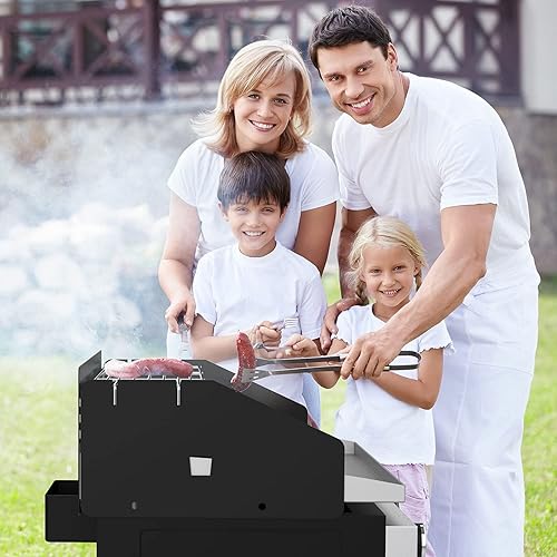 Miniatura 7 de BBQ-PLUS Protector de viento para parrillapantalla de viento y rejilla de calentamiento para Blackstone, kit de accesorios de plancha para