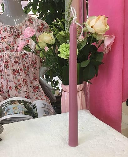 Miniatura 9 de MILIVIXAY Moldes de vela de plástico para hacer velas clásicas y altas - Altura: 9.84 pulgadas, diámetro superior: 0.50 pulgadas, diámetro inferior: