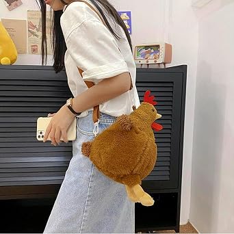 EHORIA Women's Cute Chicken Crossbody Bag, Lovely Animal Style Purse Shoulder Bag for Women Girls