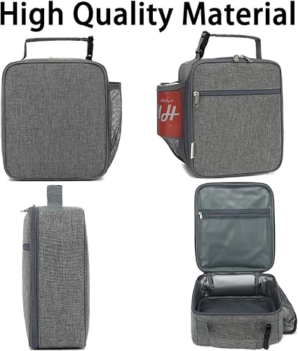 Miniatura 5 de Lonchera para niños, niñas, hombres y mujeres, kit de lonchera térmica pequeña y suave para la escuela, trabajo, picnic, viajes, lonchera portátil