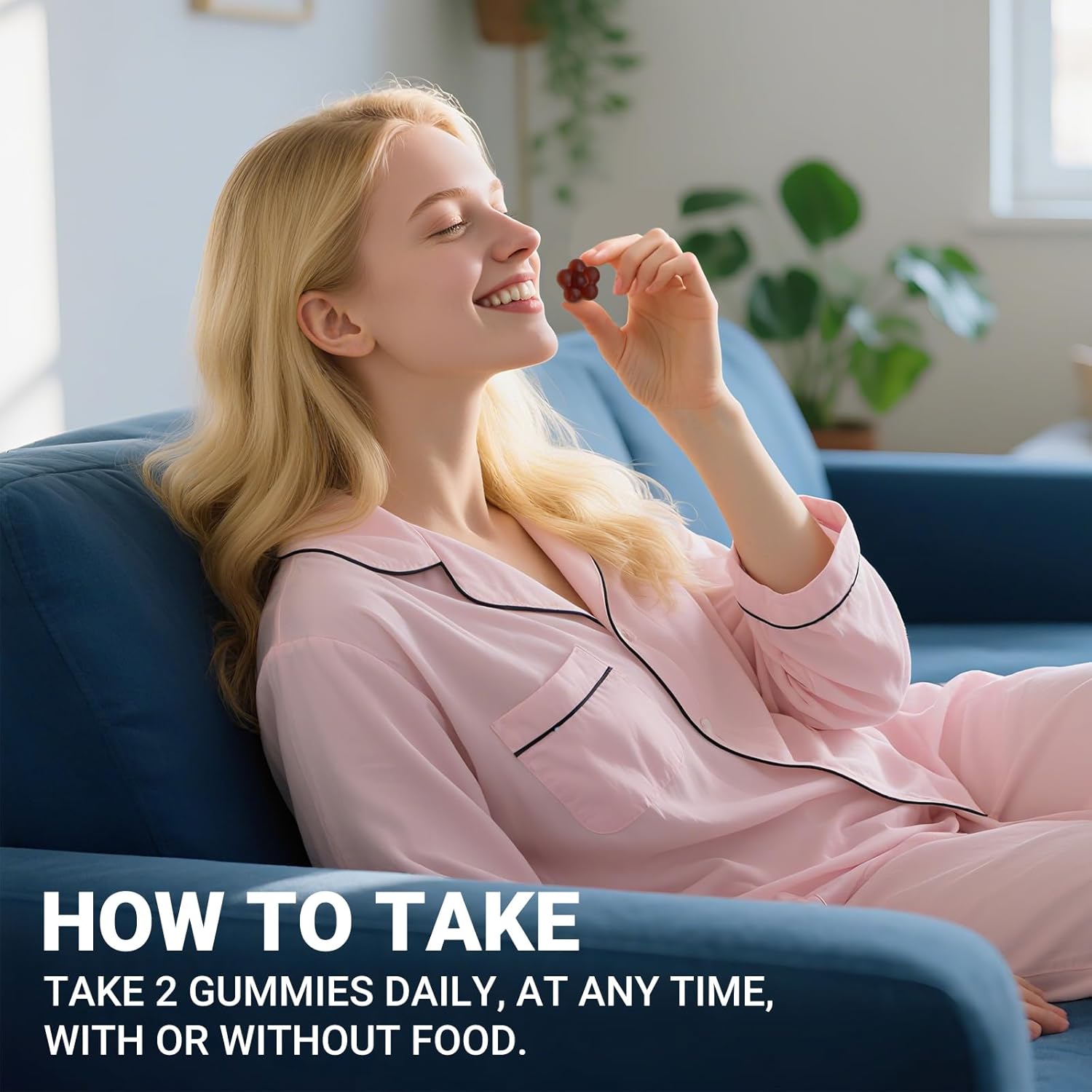 Organic Ashwagandha Gummies with Vitamin D3 - Stress Relief & Immune Support, Vegan Non-GMO, Gluten Free, Mixed Berry Flavor (60 Count) - Image 7