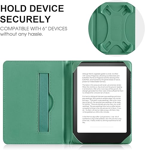 Miniatura 3 de Funda universal para Kindle eReader de 6 pulgadas, compatible con Paperwhite (20152018)Pocketbook y TolinoKobo Clara HD, funda protectora de 6
