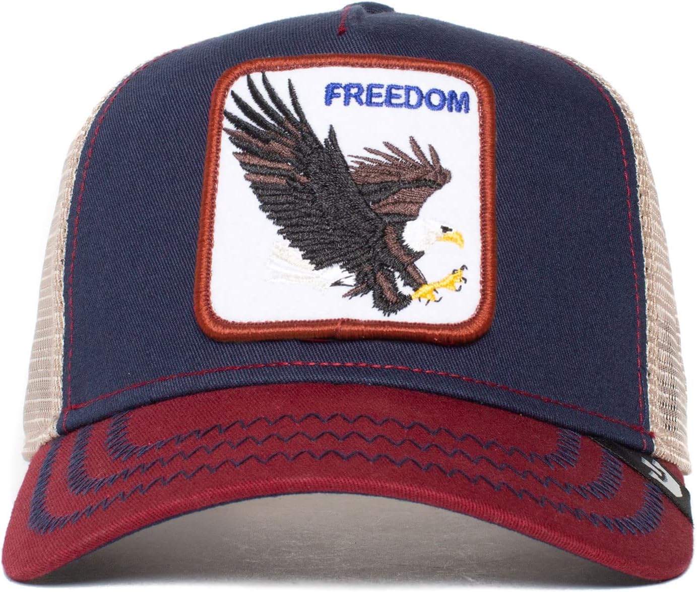 Mesh Giraffe Trucker Snapback Cap - Image 2