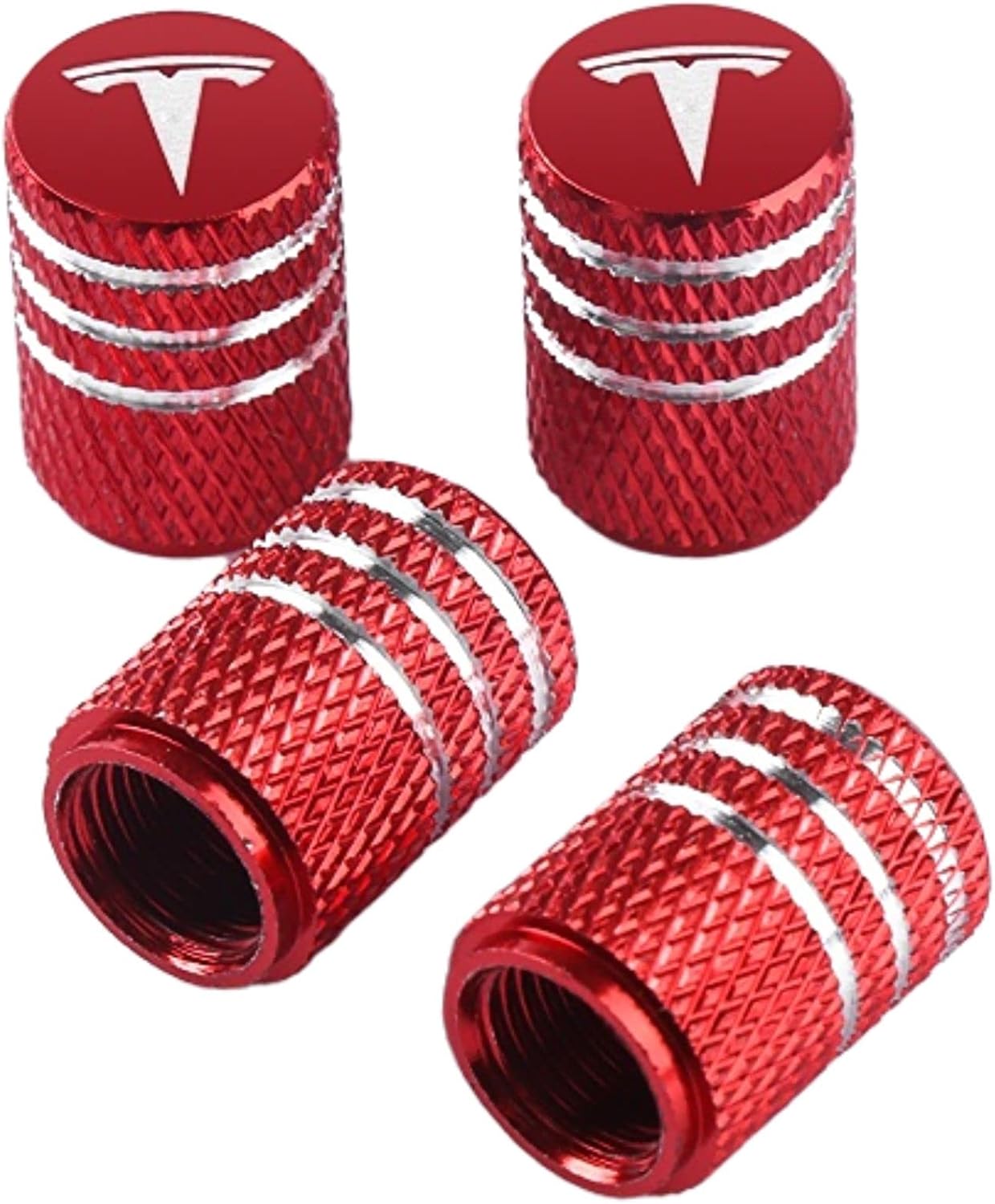 SDOROS 4 Pcs Aluminum Alloy Car Wheel Tire Valve Caps fit