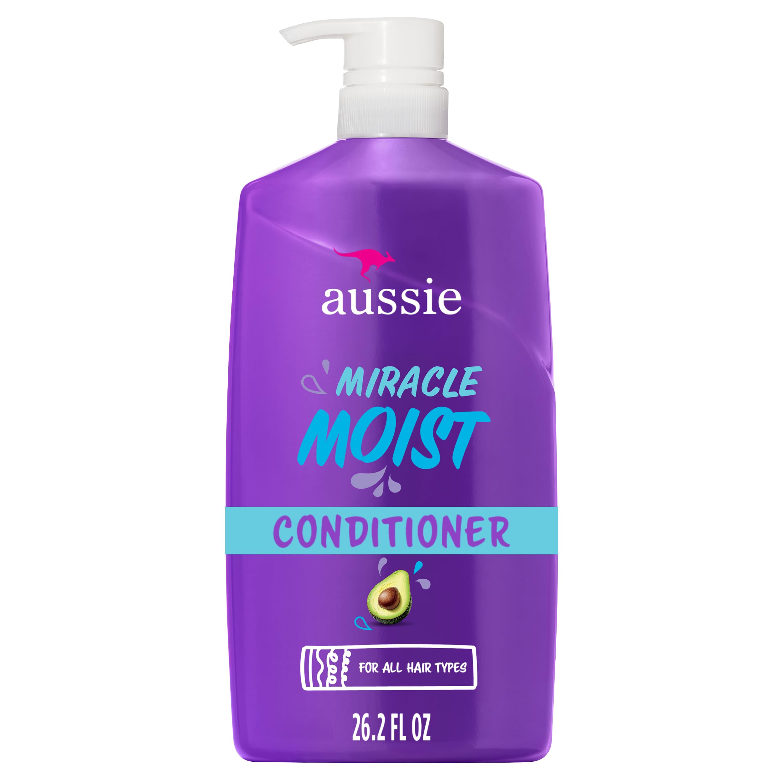 Miracle Moist with Avocado & Jojoba Oil, Paraben Free Conditioner, 26.2 fl oz
