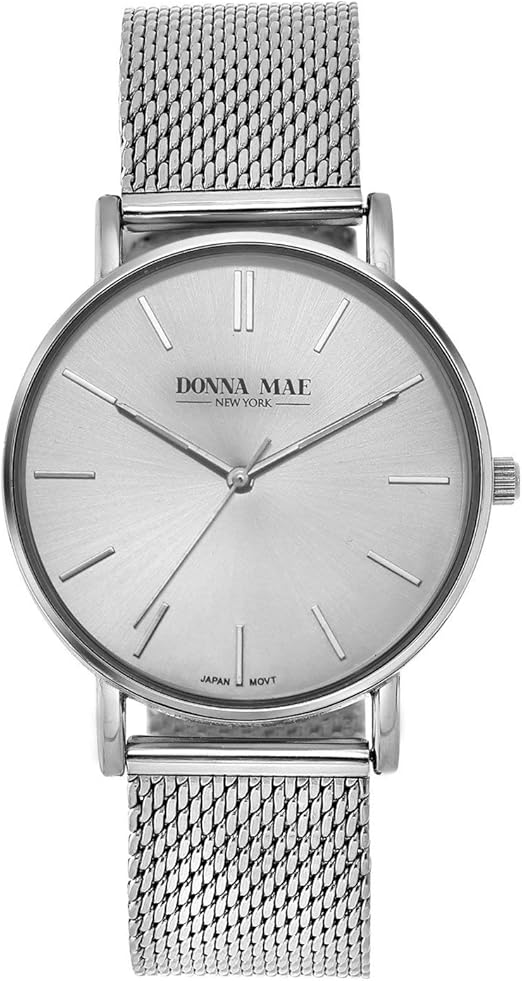 Lucardi – Donna Mae – Donna Mae Mesh Women's Watch DM15280 632 – Stainless  Steel : Amazon.co.uk: Watches