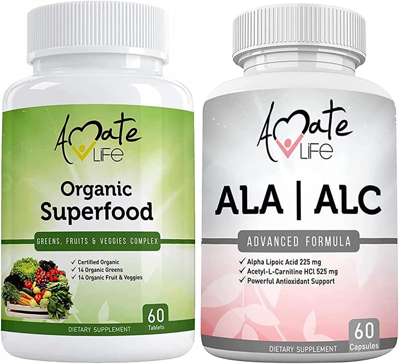 Organic Superfood with 14 Greens & Fruits/Vegetables