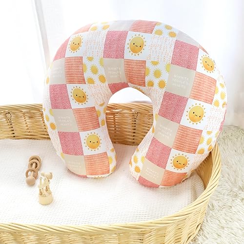 Miniatura 6 de SWESEN Paquete de 2 fundas de almohada de lactancia para bebés, fundas de almohada de lactancia, suaves y elásticas, se adaptan a la almohada de