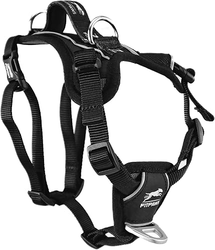 Miniatura 7 de FitPAWS Arnés sin tirones Made to Move | Ajuste ajustable | Ideal para entrenamiento de perros, rehabilitación y obediencia | para perros de 10 a